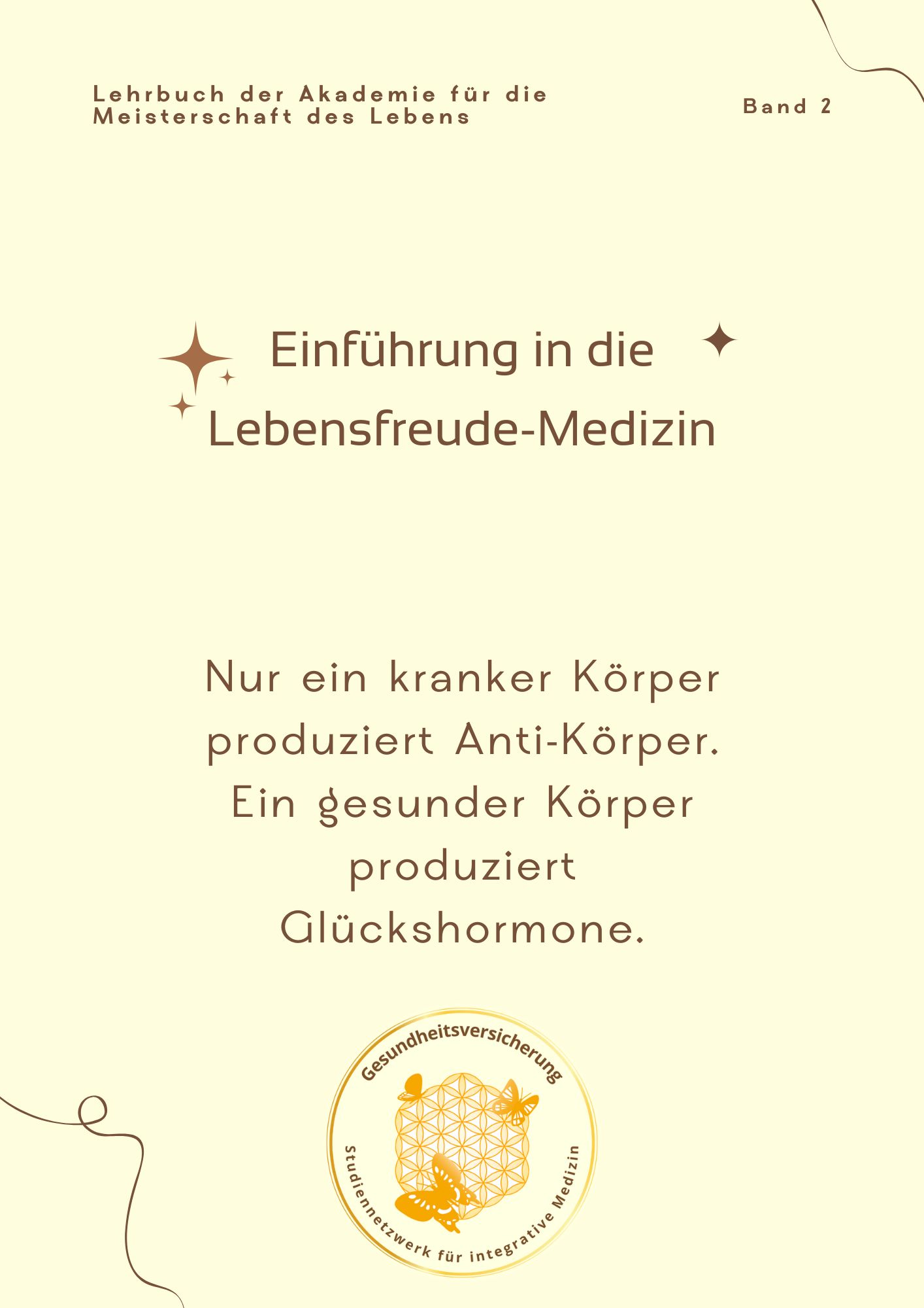 Einführung in die Lebensfreude-Medizin Seite 1